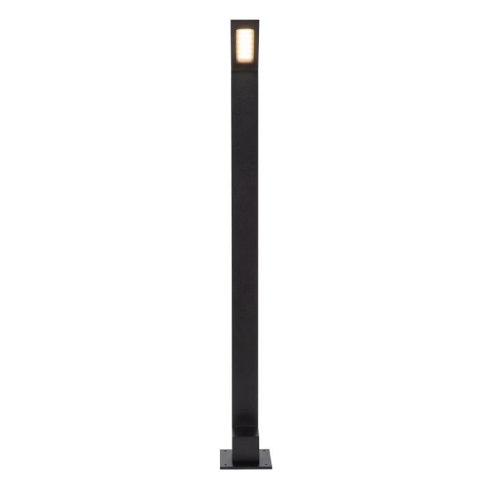 Lámpara exterior moderna negra, Lawford, 6W, 3000K LED, IP54