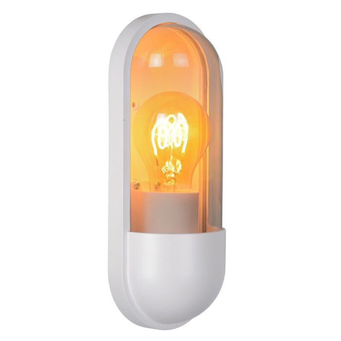 Lámpara exterior antigua blanca, Capsule, IP54