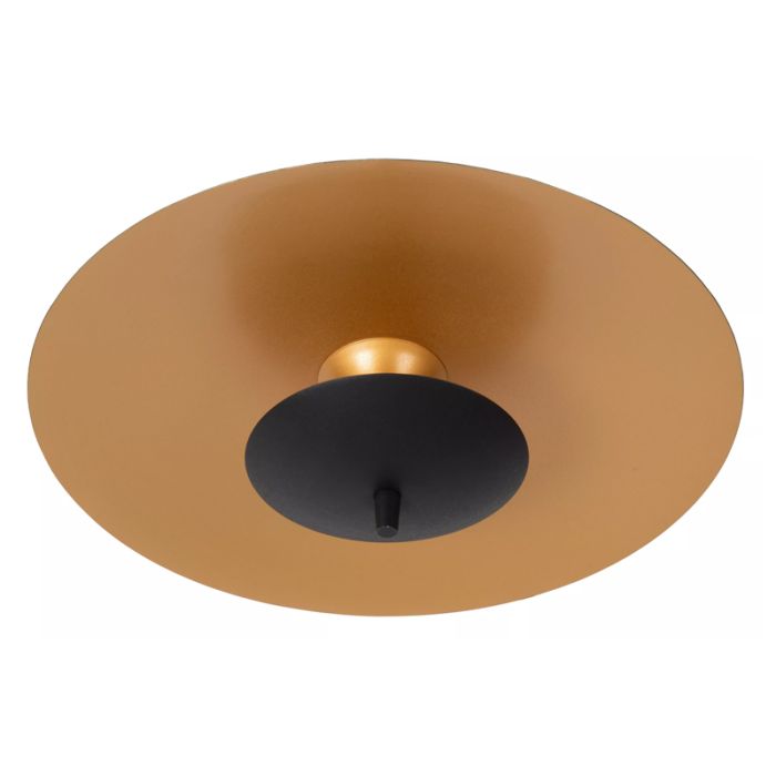 Plafón de techo vintage dorado, Vulcan, 9W, 3000K LED