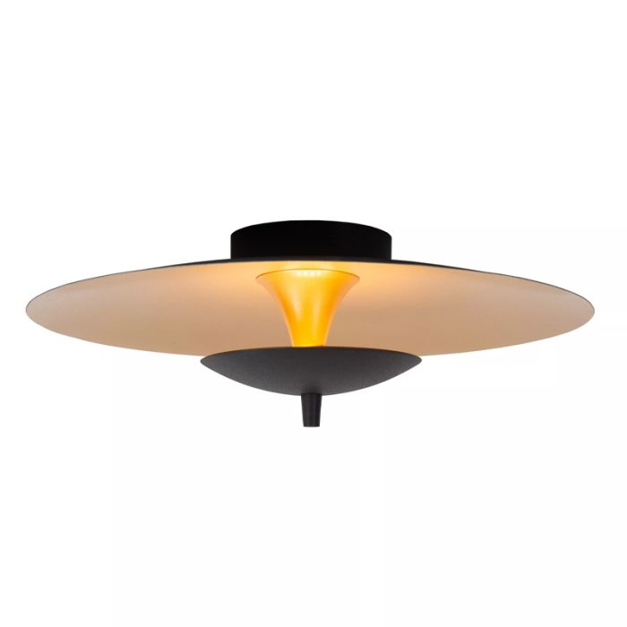 Plafón de techo vintage dorado, Vulcan, 9W, 3000K LED