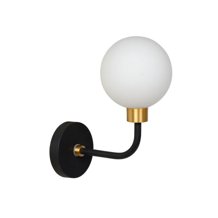 Foco de pared antiguo dorado, Berend, IP44