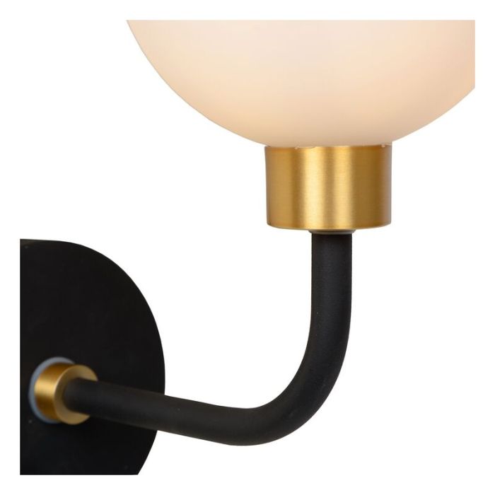 Foco de pared antiguo dorado, Berend, IP44