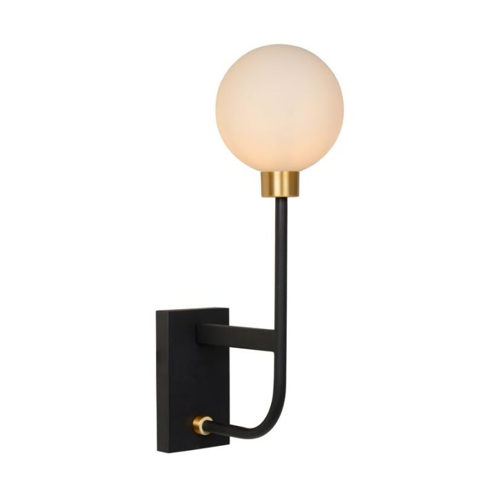 Foco de pared antiguo dorado, Berend, IP44