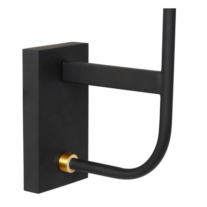 Foco de pared antiguo dorado, Berend, IP44