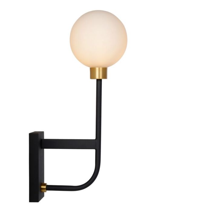 Foco de pared antiguo dorado, Berend, IP44