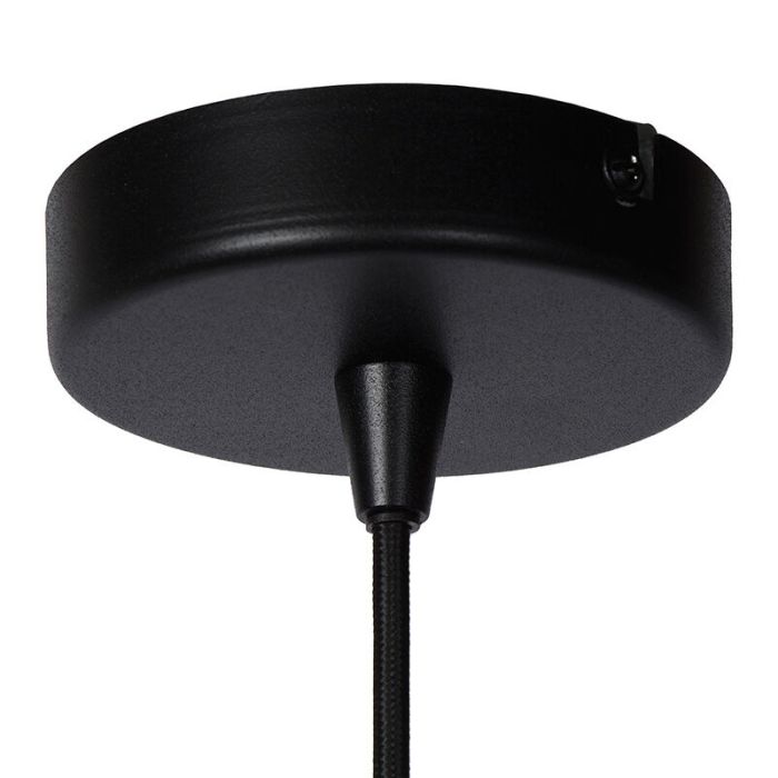 Lámpara colgante antigua negra, Nolan