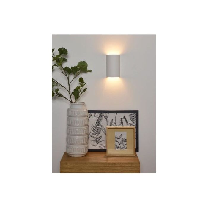 Aplique de yeso blanco, Gipsy