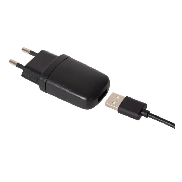 Lámpara de mesa recargable moderna negra, Stirling, 3W, 2700K LED, con regulador táctil