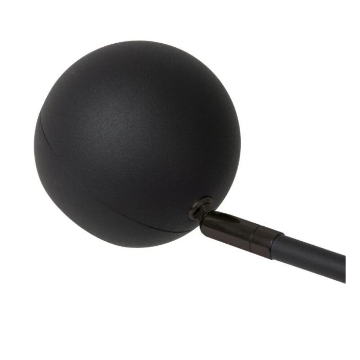 Lámpara de mesa recargable moderna negra, Comet, 3W, 2700K LED, con regulador táctil