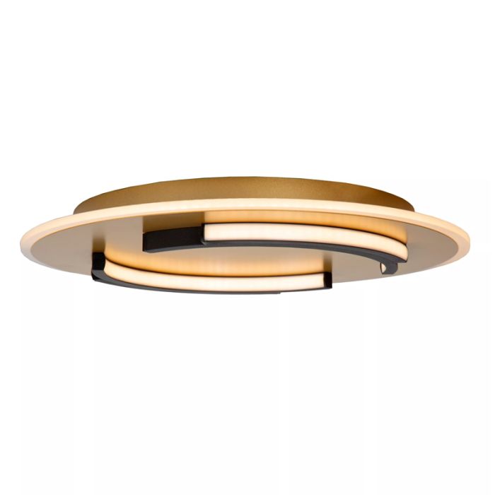 Plafón de techo moderno dorado, Andreas, 30W, 2700K LED