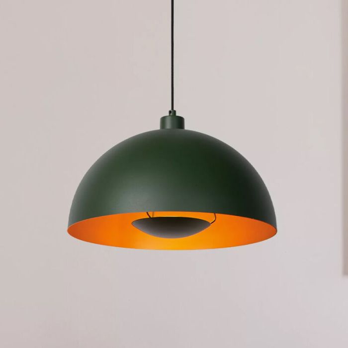 Lámpara colgante moderna verde, Siemon
