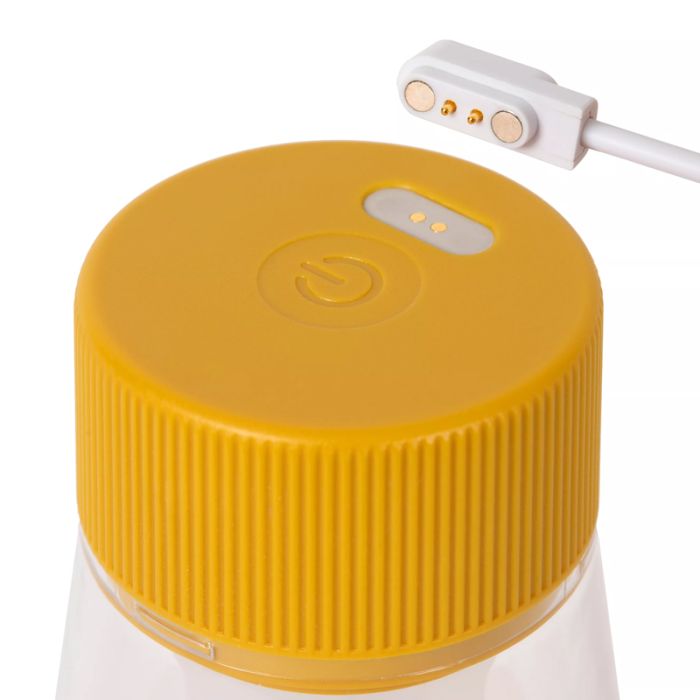 Lámpara de mesa recargable para exterior moderna amarilla, Lorali, 1,2W, 2700K LED, IP44, con regulador táctil
