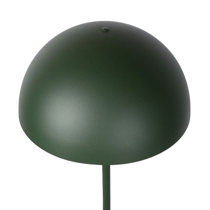 Lámpara de pie moderna verde, Siemon, con interruptor