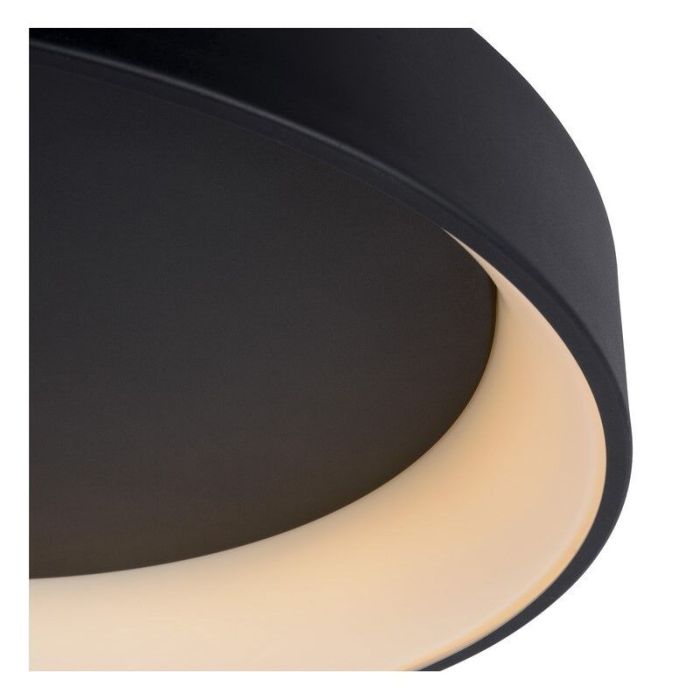 Plafón de techo moderno negro, Talowe, 42W, 3000K LED