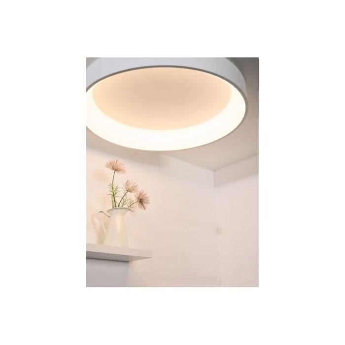 Plafón de techo moderno blanco, Talowe, 80W, 3000K LED