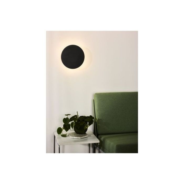 Aplique moderno negro, Eklyps led, 8W, 3000K LED