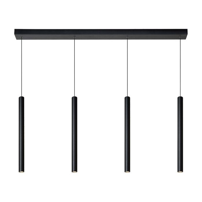 Lámpara colgante moderna negra, Lorenz, 4W, 3000K LED