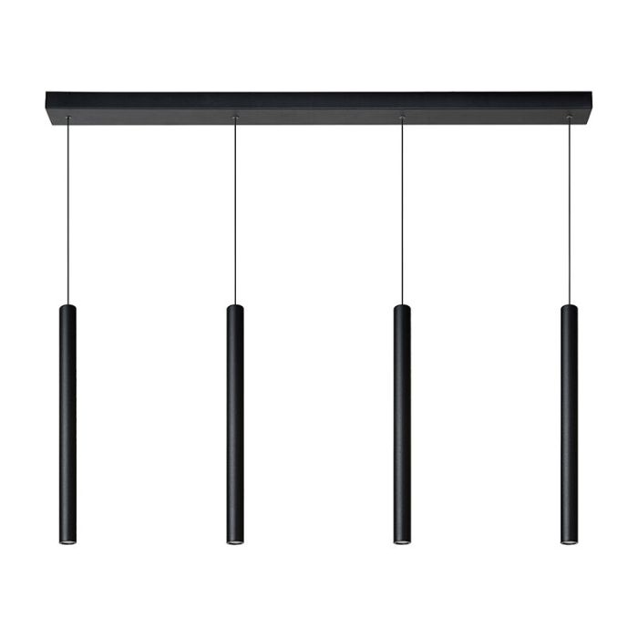 Lámpara colgante moderna negra, Lorenz, 4W, 3000K LED