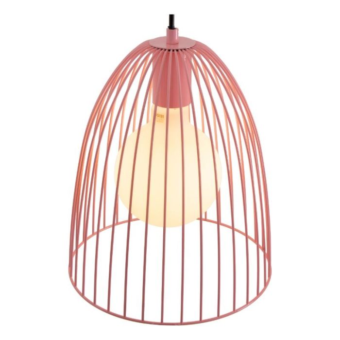 Lámpara colgante infantil de metal rosa, Macarons