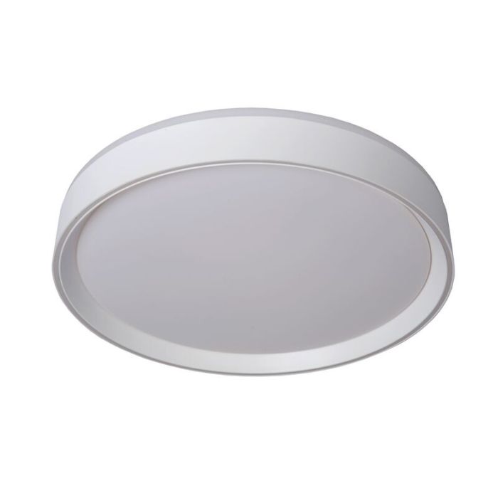 Plafón de techo moderno blanco, Nuria, 24W, 2700K LED