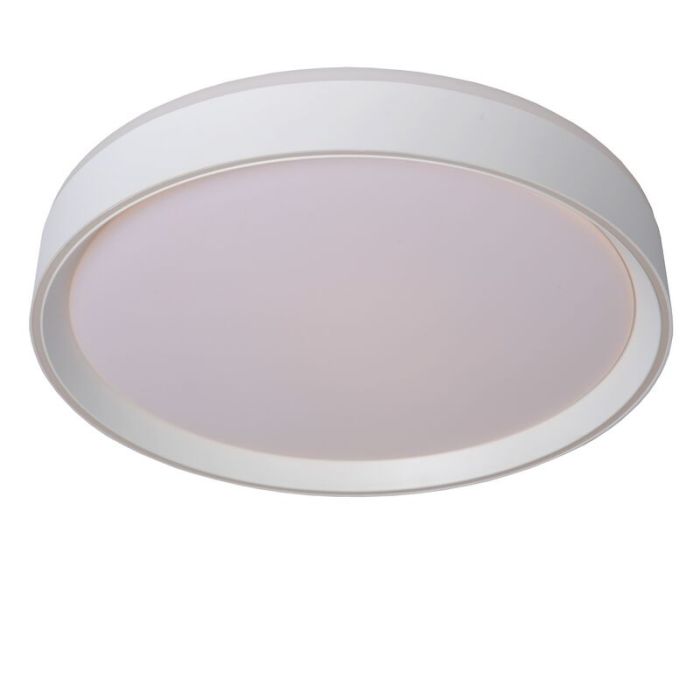 Plafón de techo moderno blanco, Nuria, 24W, 2700K LED
