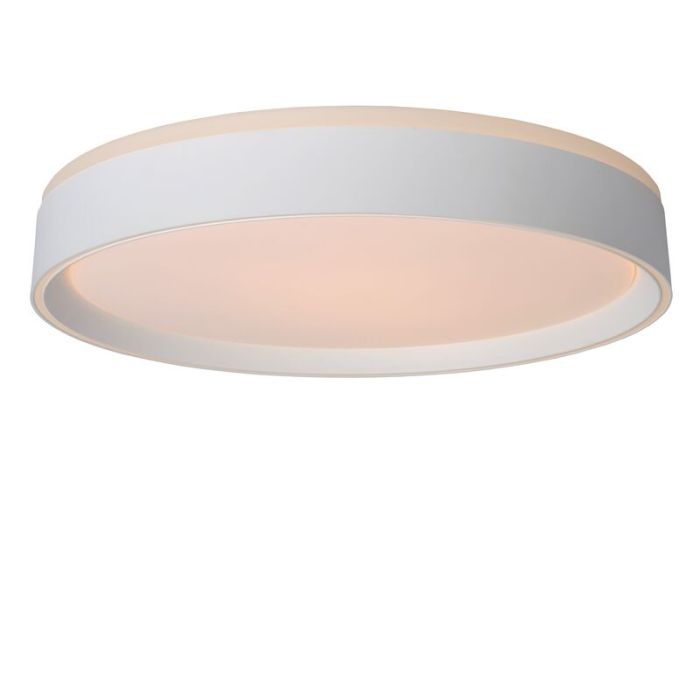 Plafón de techo moderno blanco, Nuria, 24W, 2700K LED