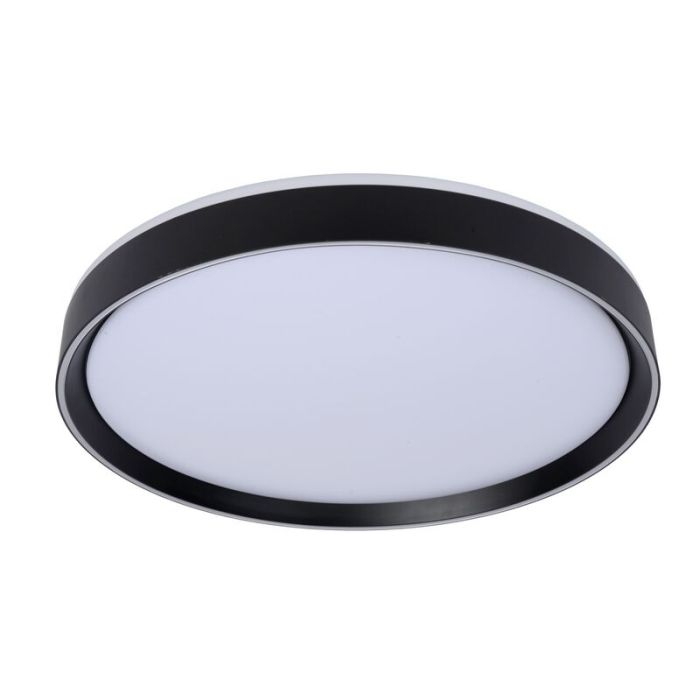 Plafón de techo moderno negro, Nuria, 36W, 2700K LED