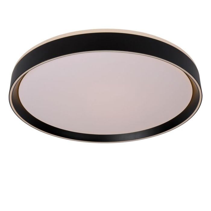 Plafón de techo moderno negro, Nuria, 36W, 2700K LED