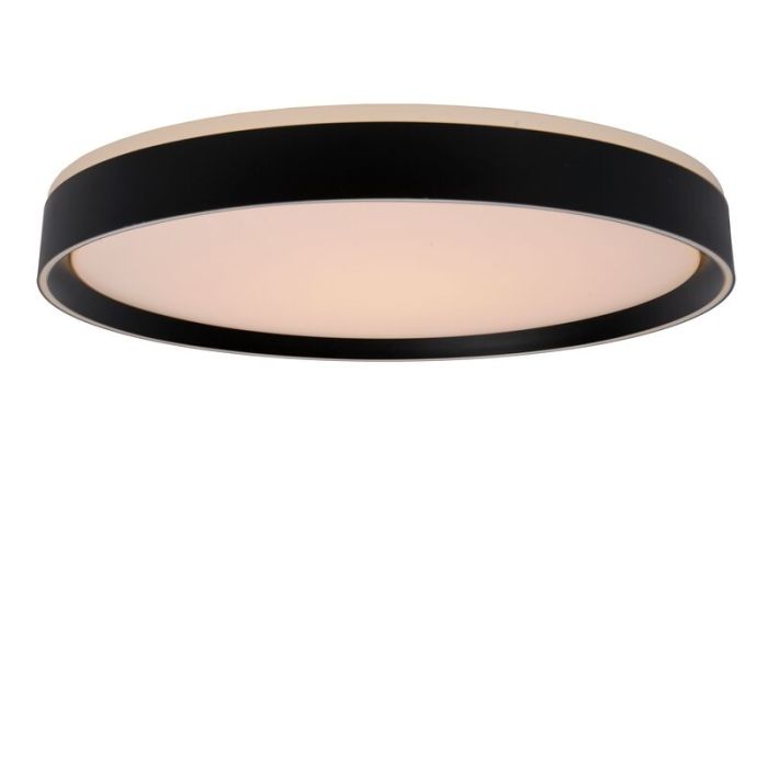Plafón de techo moderno negro, Nuria, 36W, 2700K LED
