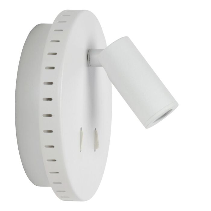 Aplique moderno blanco, Bentjer, 6W, 3000K LED, con interruptor