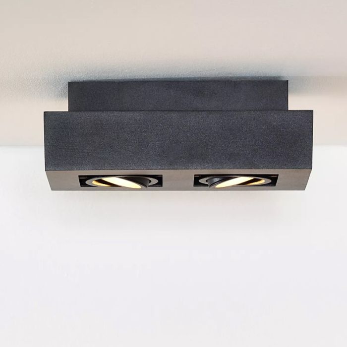 Foco de techo moderno negro, Xirax