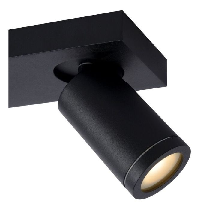 Foco de techo moderno negro, Taylor, IP44