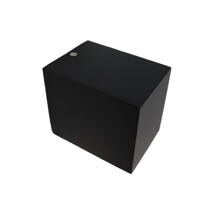 Lámpara exterior inteligente negra moderna, Corella, IP44, 4,5W, RGBW