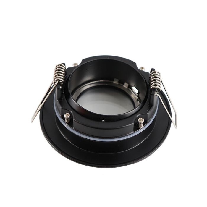 Foco empotrable inteligente de aluminio negro, Jill, IP44