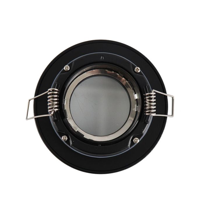 Foco empotrable inteligente de aluminio negro, Jill, IP44