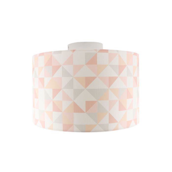 Lámpara de techo infantil rosa moderna, Diamonds