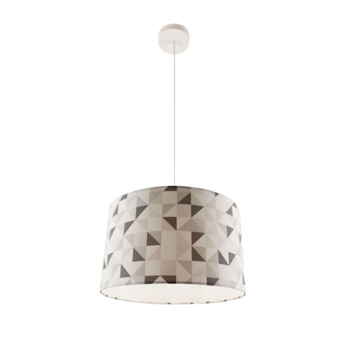 Lámpara colgante infantil gris moderna, Diamonds