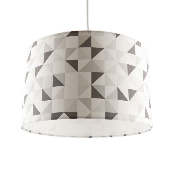 Lámpara colgante infantil gris moderna, Diamonds