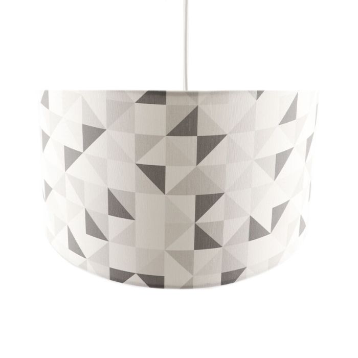 Lámpara colgante infantil gris moderna, Diamonds
