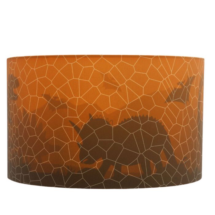 Lámpara de techo infantil naranja moderna, Dino