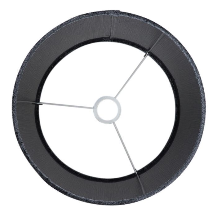30 cm pantalla lámpara terciopelo antracita, Emilius