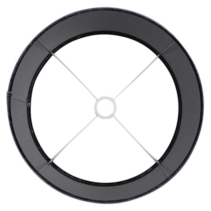 40 cm pantalla lámpara terciopelo antracita, Emilius
