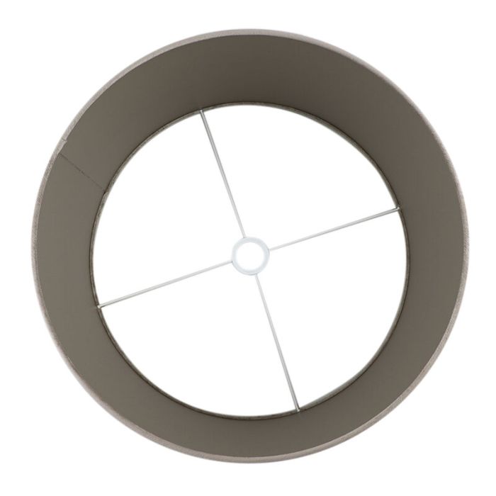 50 cm pantalla lámpara terciopelo gris pardo, Emilius