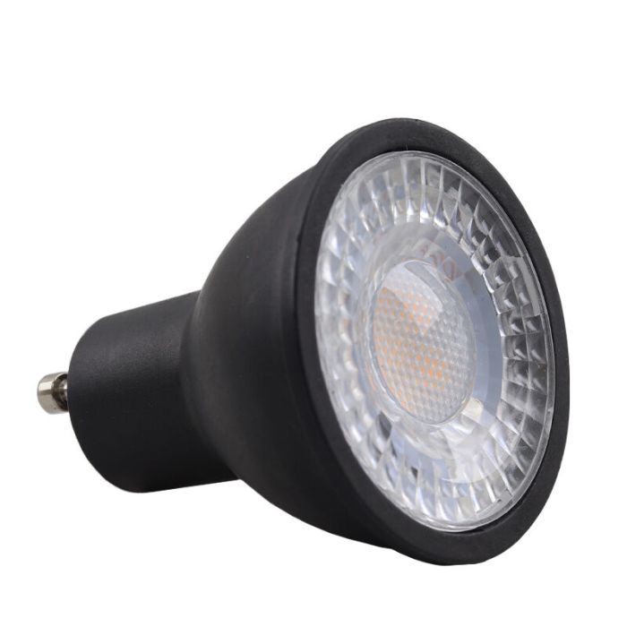 Olucia GU10 bombilla LED, Antonie, negro, 3w, 2700K