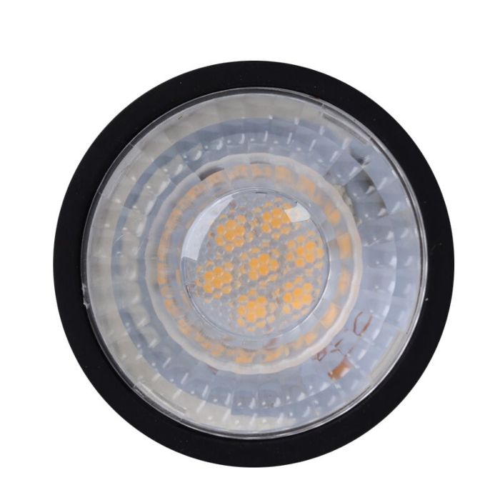 Olucia GU10 bombilla LED, Antonie, negro, 3w, 2700K