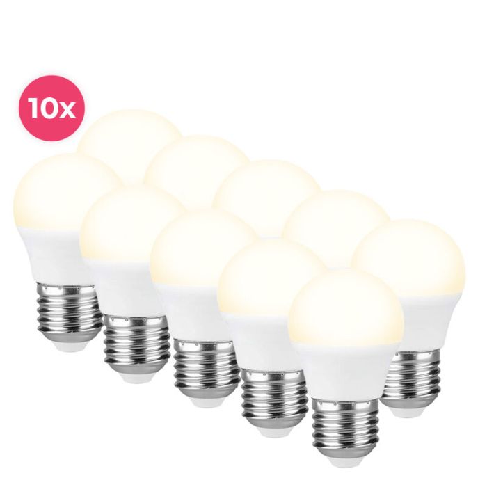 10 pack caliente bulbo de la lampara horan E27 LED 4w blanco