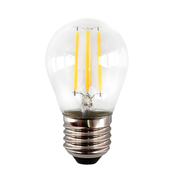 Lámpara de bola LED Melchis E27, 2700k, 4w, regulable