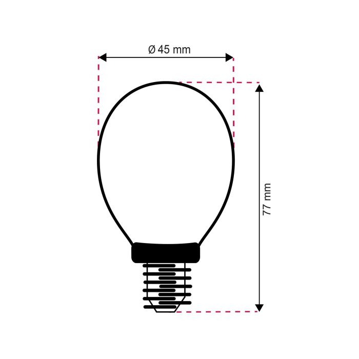 20 pack bulbo de la lampara lasco e14 LED blanco calido 5,5w