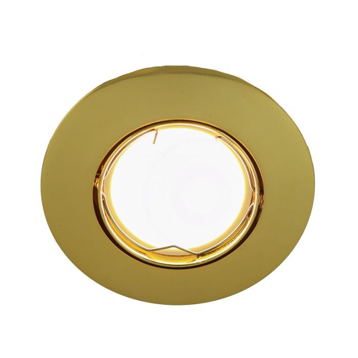 Foco empotrable mini dorado de aluminio, Lenx