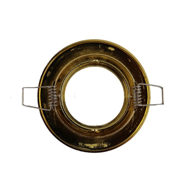 Foco empotrable mini dorado de aluminio, Lenx